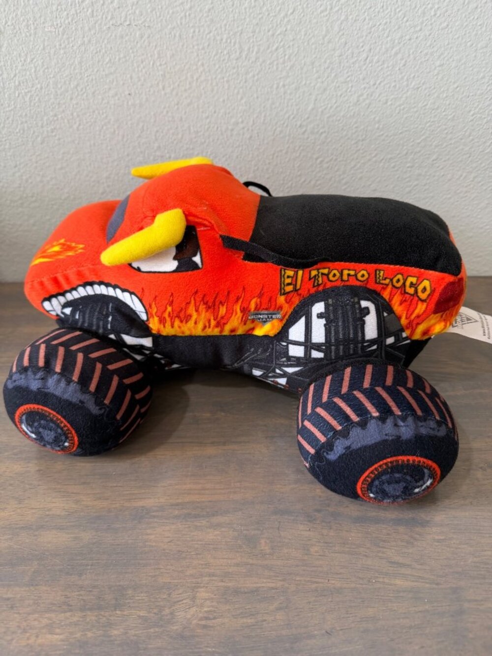 Monster Jam Plush Stuffed El Toro Loco Plush Toy